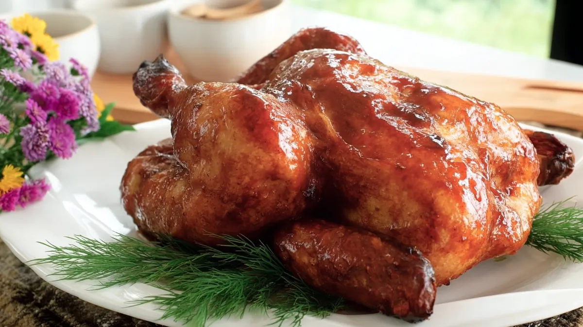 Crispy skin roasted turkey