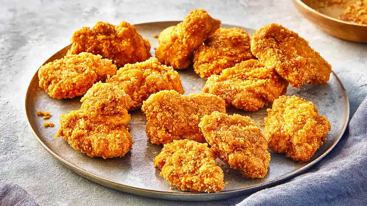 crispy turkey nuggets