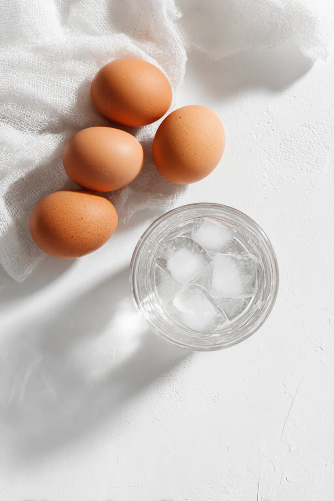 easy peel air fryer eggs ice bath