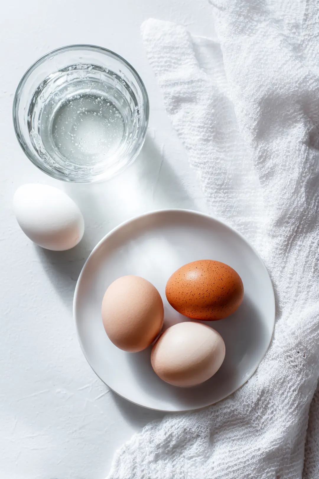 easy peel eggs air fryer - ingredients