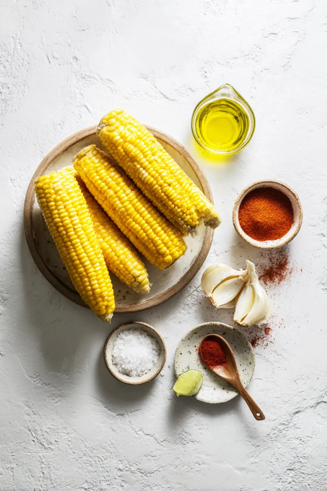 Elote corn ribs air fryer - ingredients