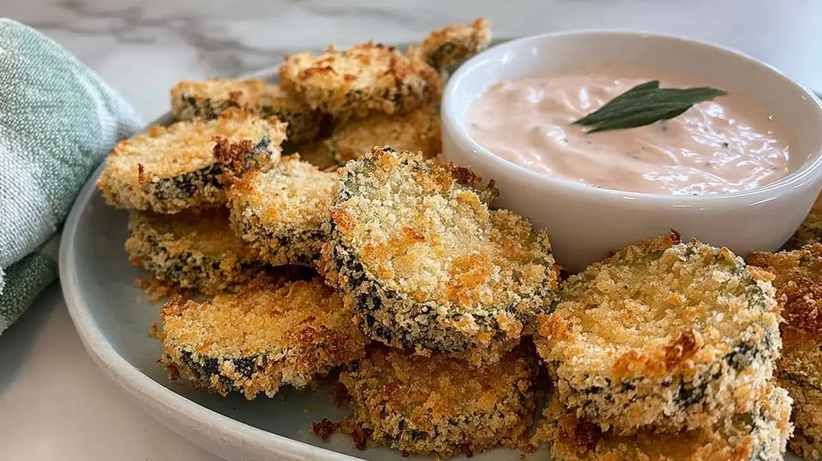 Fried pickles with ranch air fryer