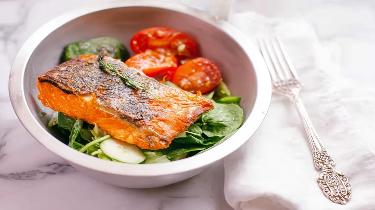 Frozen salmon fillet air fryer bowl hack