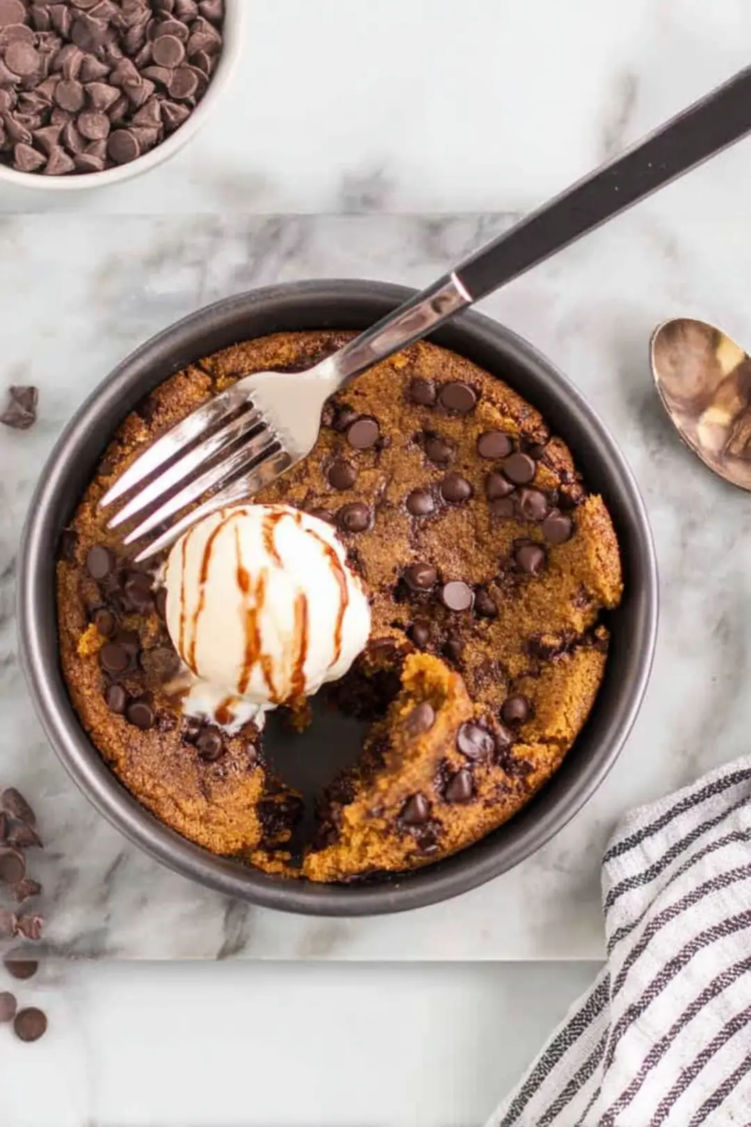 gluten free air fryer pizookie