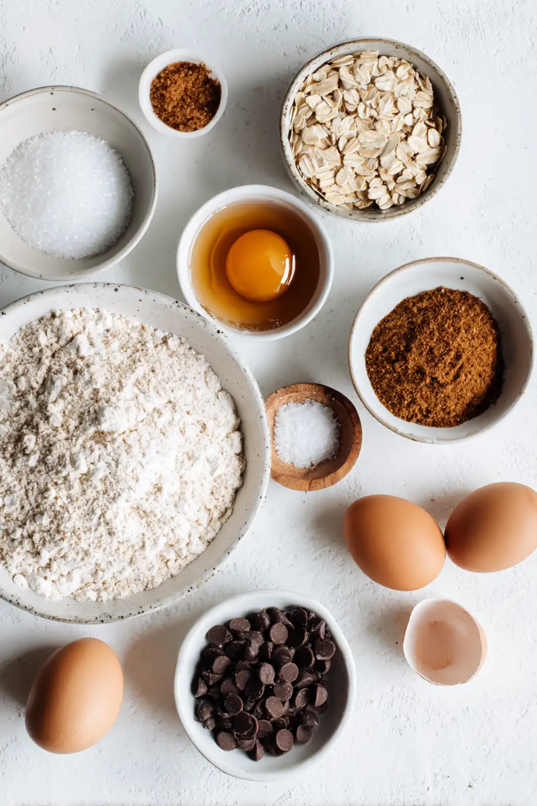 healthy air fryer donuts - ingredients