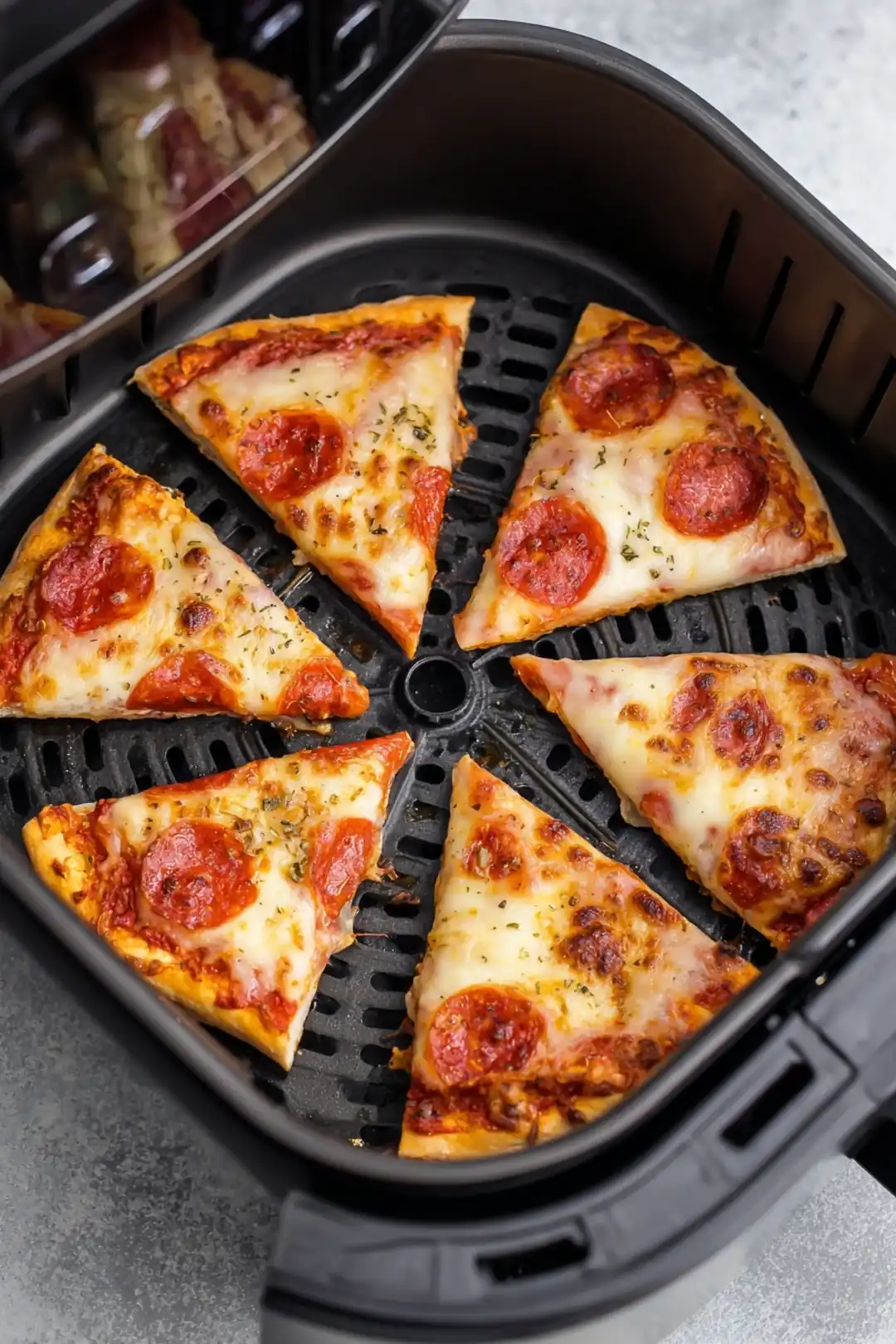 How to reheat pizza in air fryer - ingredients