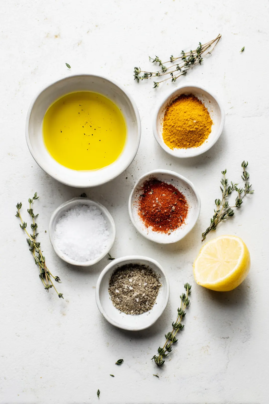 Juicy air fryer whole chicken with crispy skin - ingredients