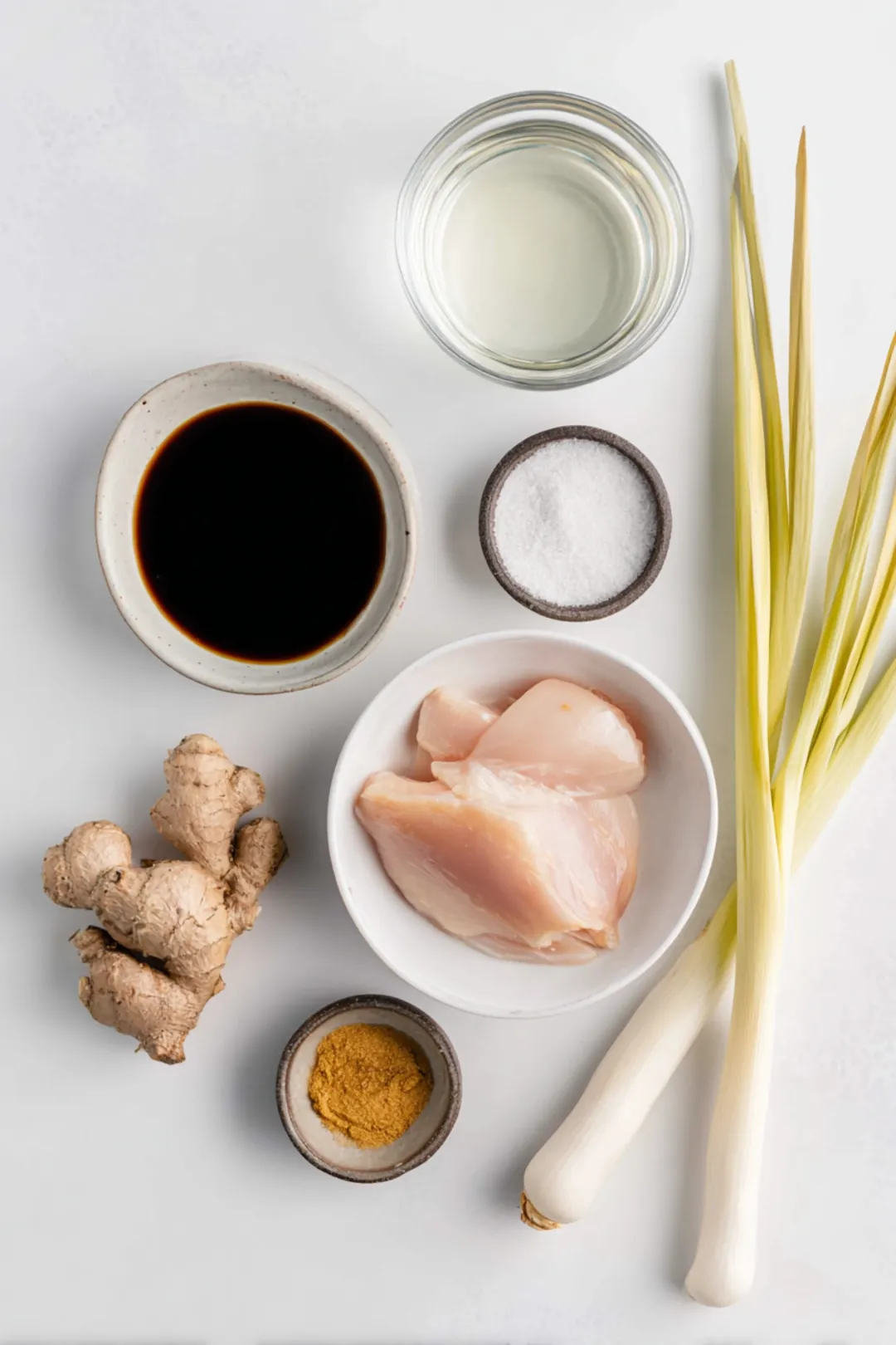Lemongrass Air Fryer Roast Chicken ingredients