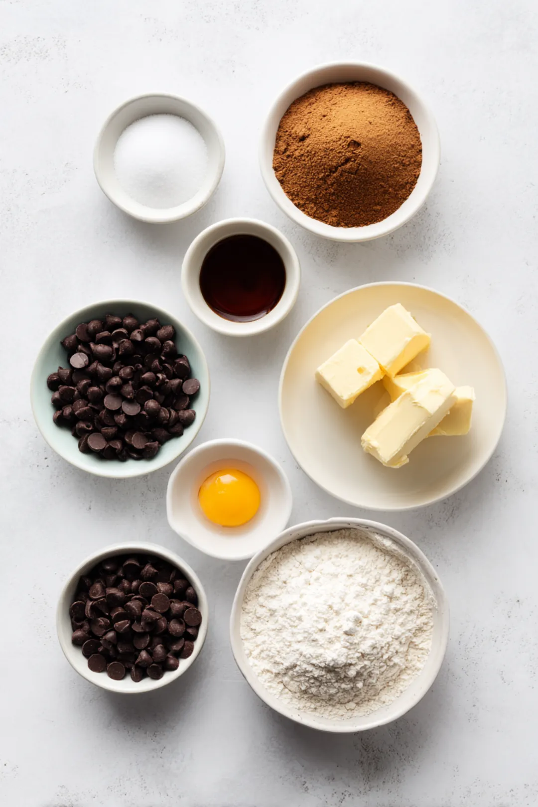 midnight snack air fryer cookie recipe - ingredients