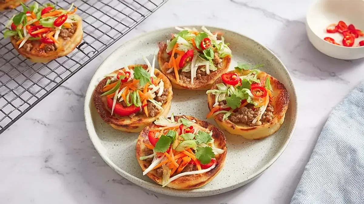 mini smash burger tacos air fryer