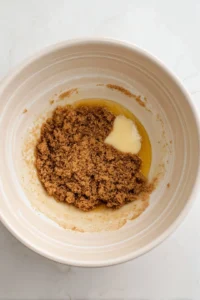 Mix egg and vanilla extract, then fold in flour, baking soda, and salt to form dough