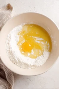 Mix melted butter and brown sugar in a bowl