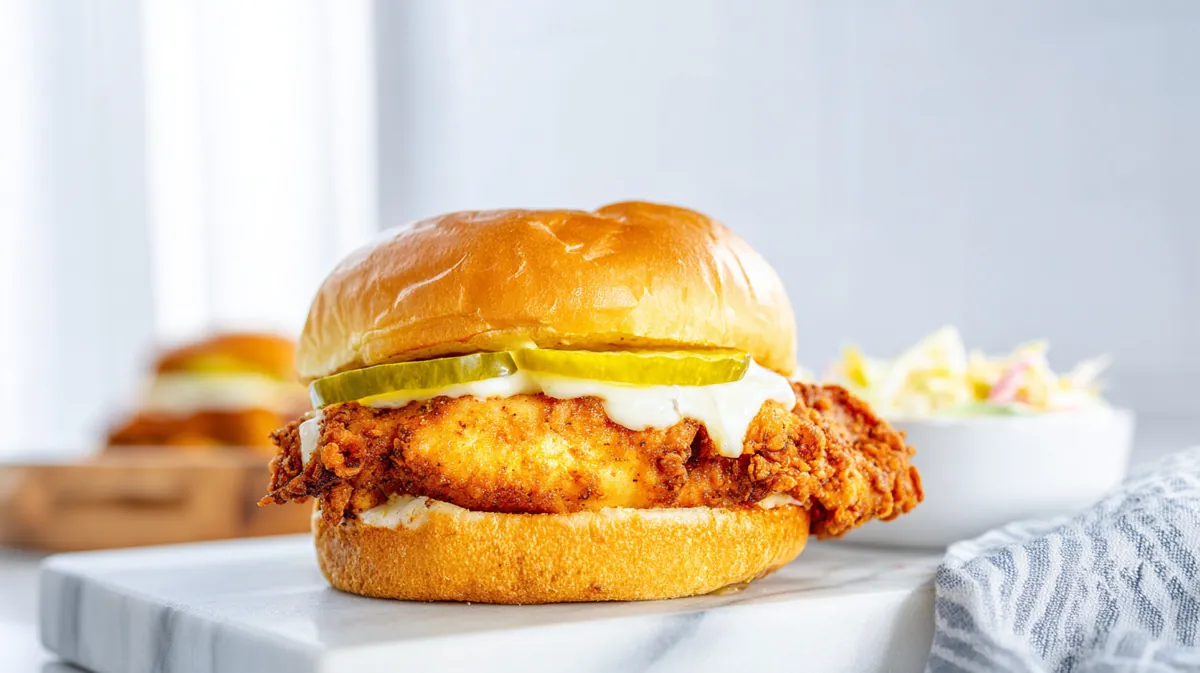 Popeyes spicy chicken sandwich air fryer