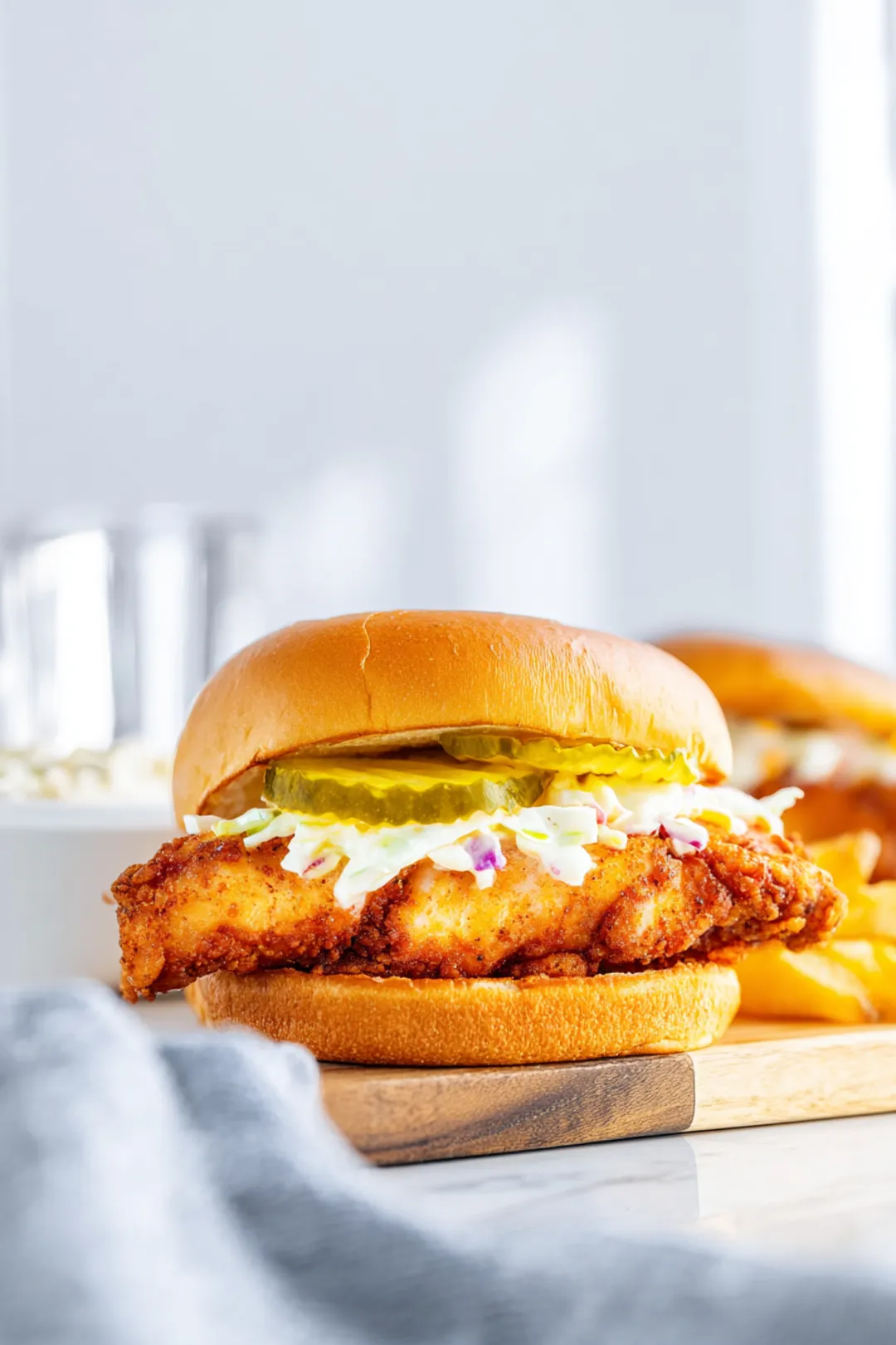 Popeyes spicy chicken sandwich air fryer