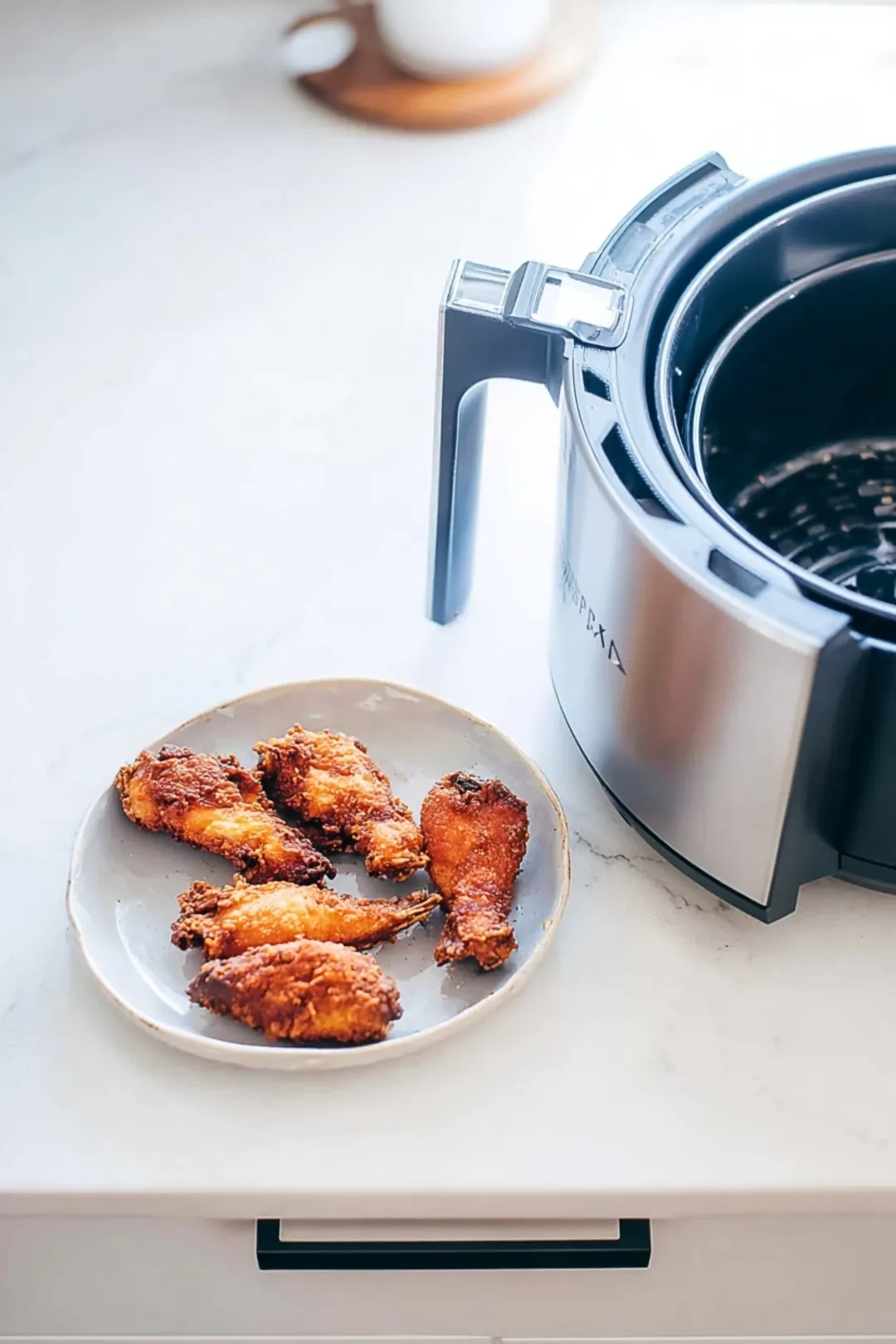 Reheating fried chicken in air fryer