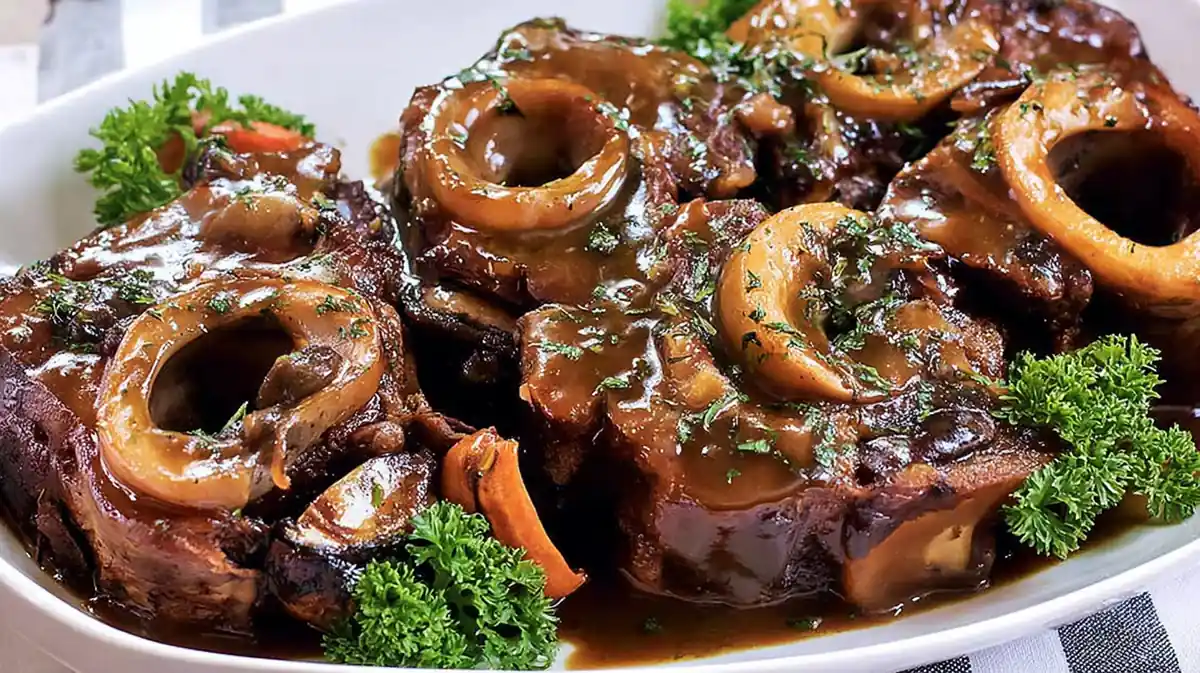 Slow cooked beef shank recipe