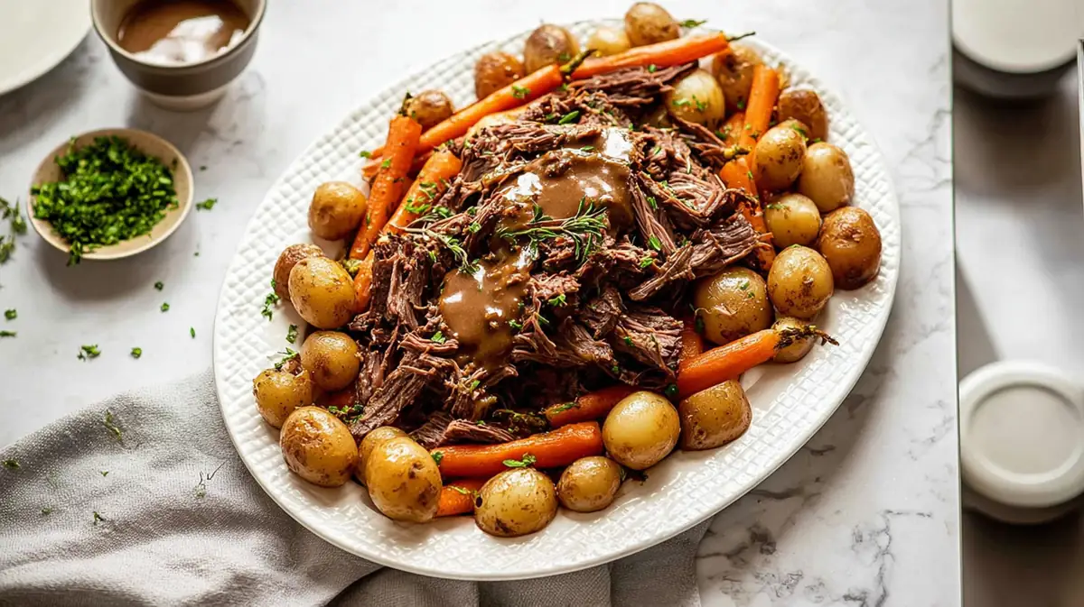 Slow cooker pot roast