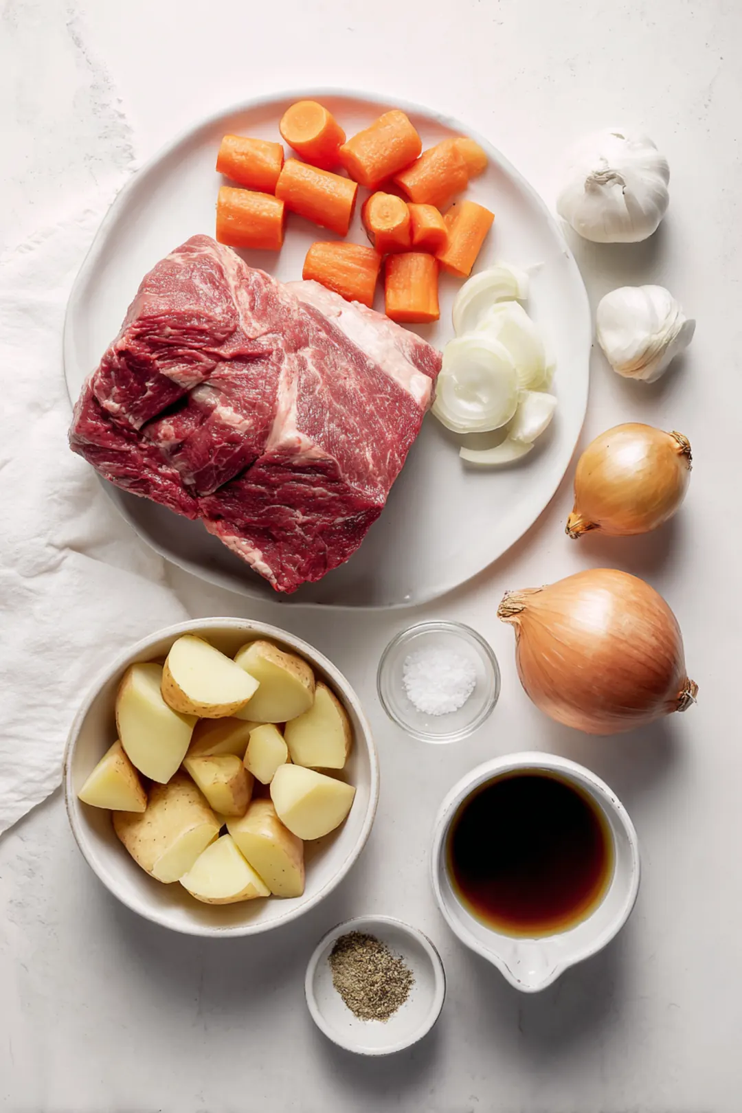 Slow cooker pot roast ingredients