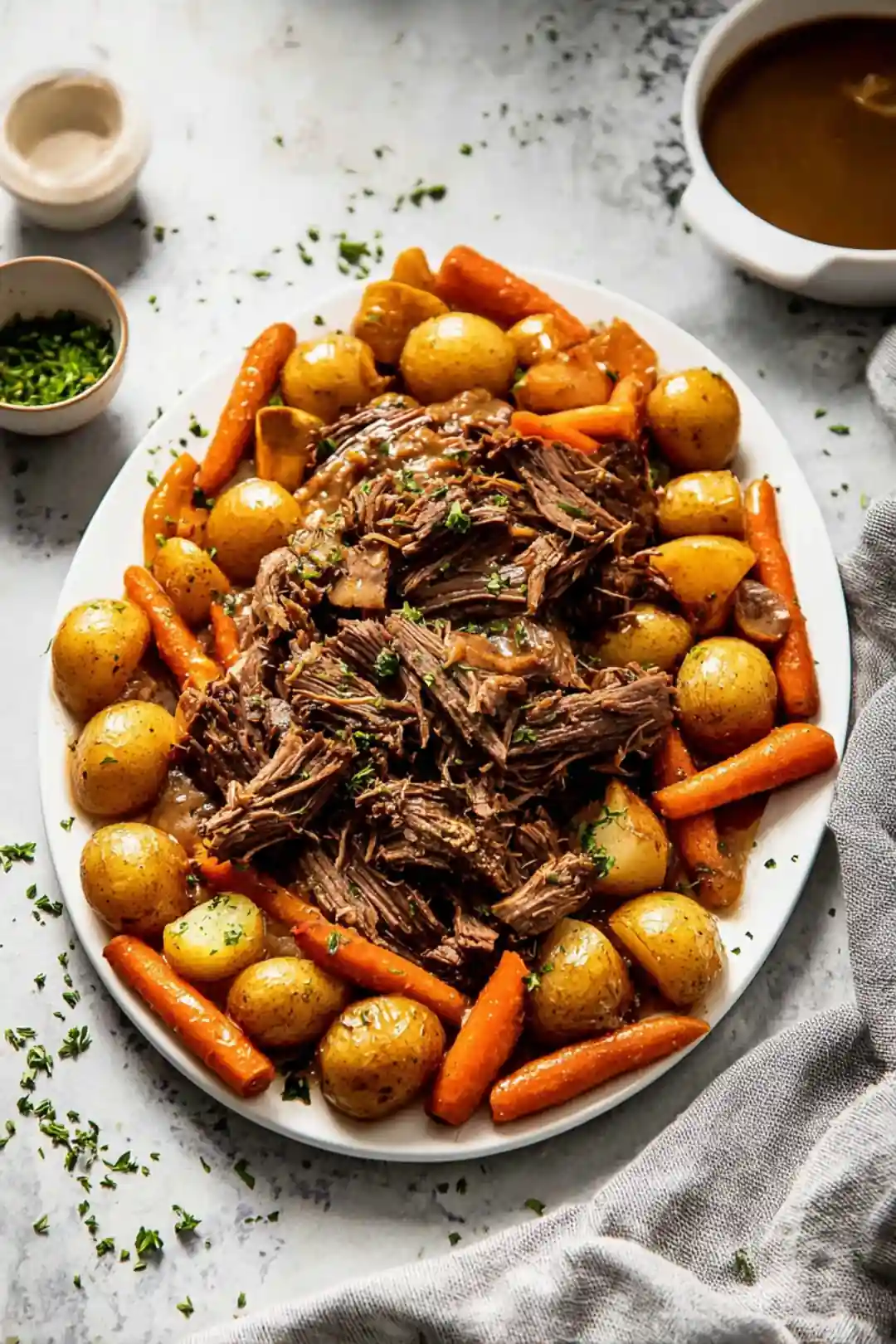 Slow cooker pot roast