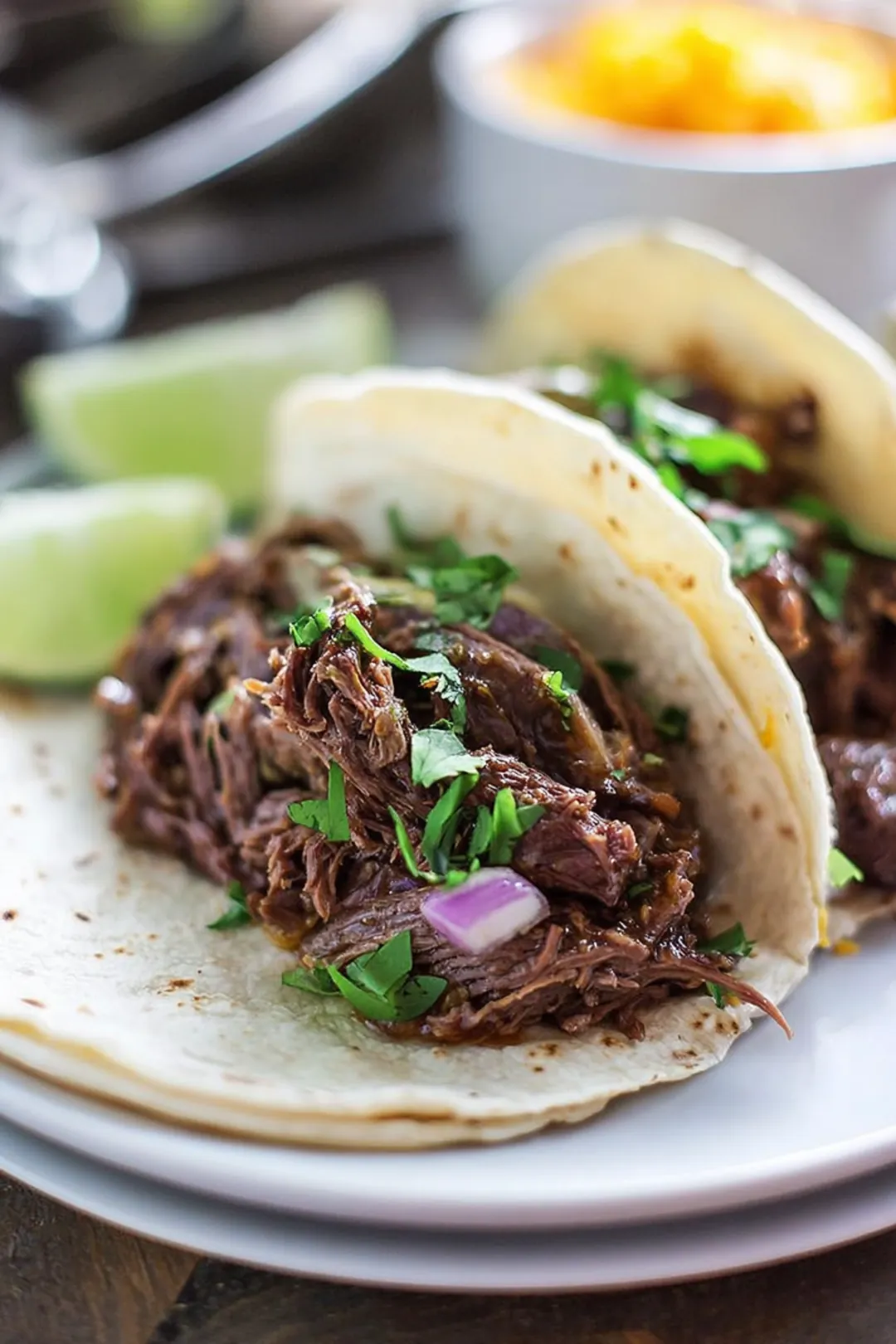 Slow Roasted Beef tacos