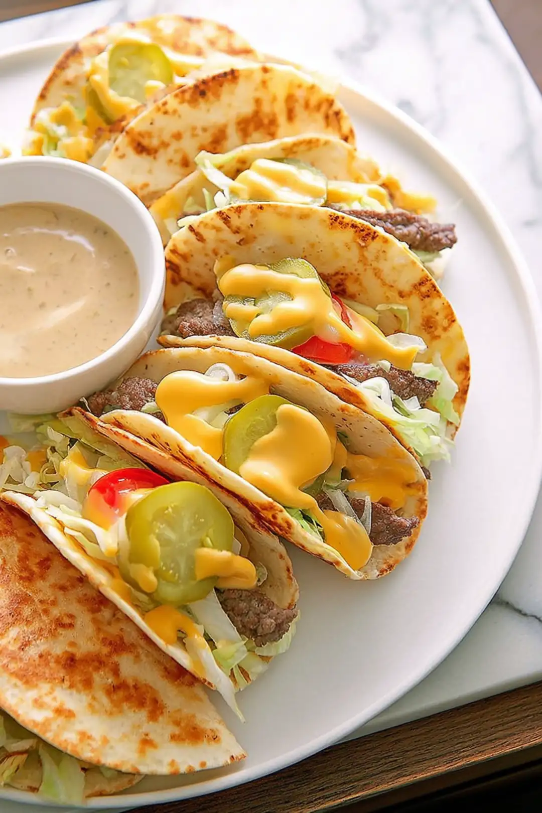 Smash burger tacos: flour tortilla vs corn