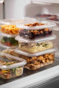Store containers in the refrigerator for no longer than 3-5 days