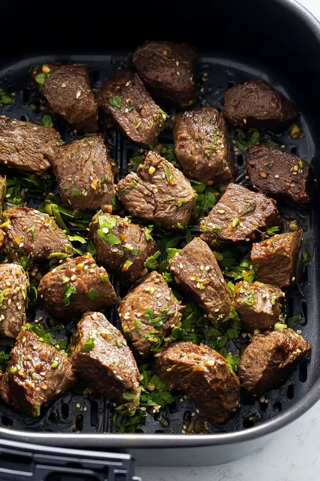 Tenderizing steak bites for air fryer