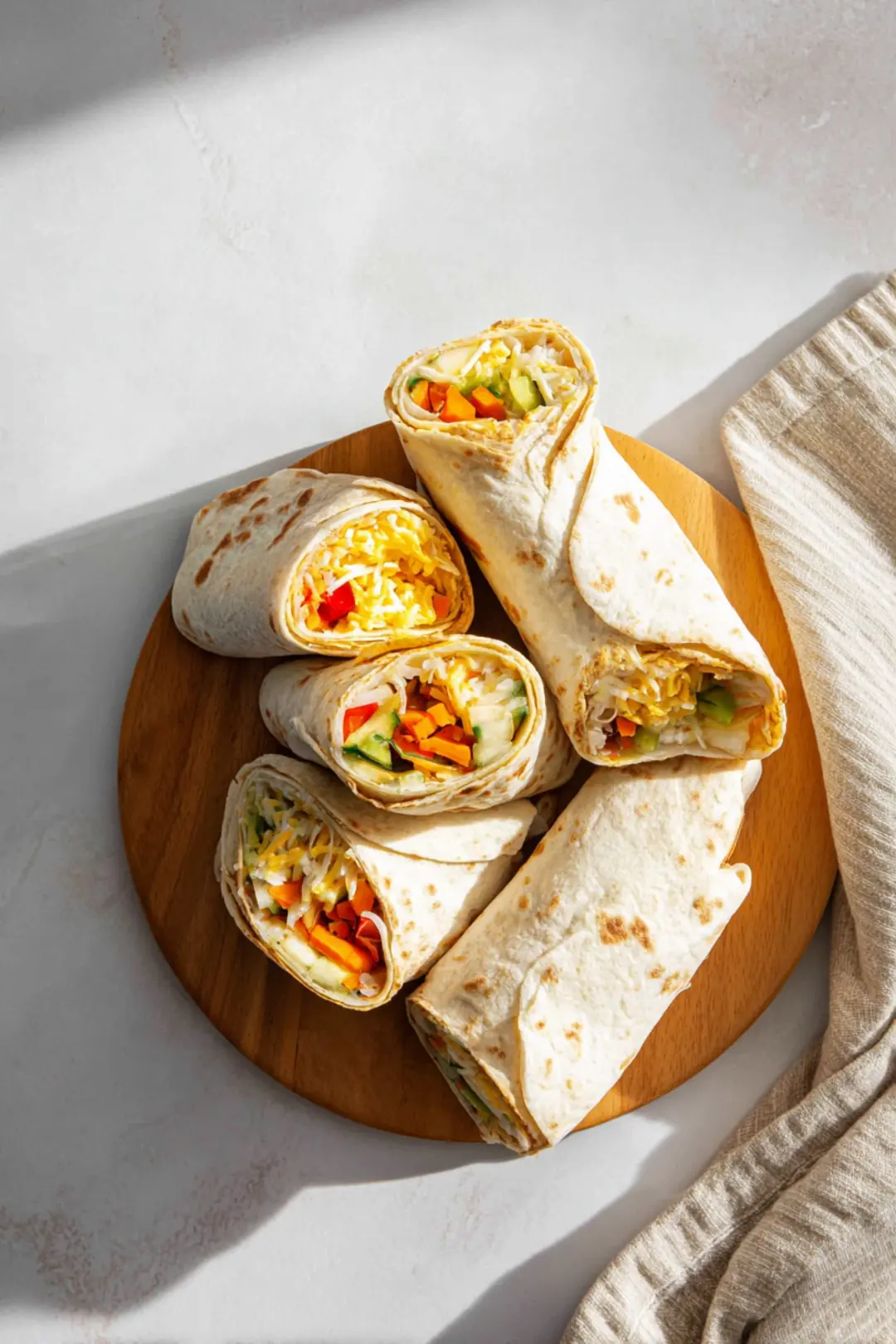 Tortilla wrap hack air fryer - ingredients