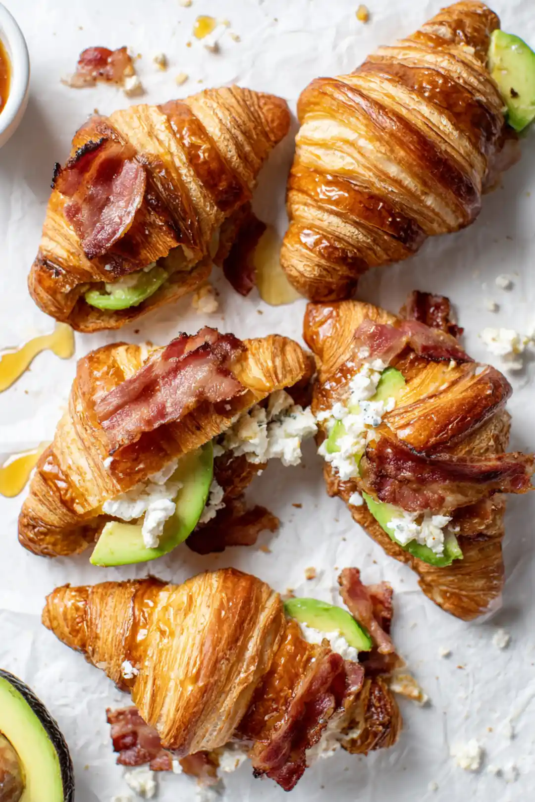 Viral croissant sandwich - ingredients