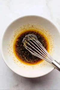 Whisk together the marinade ingredients in a bowl