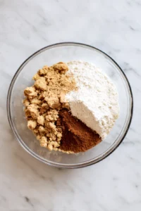 Whisk together the wet ingredients in a bowl