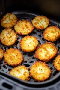 Air fry chicken tenders for 8-10 minutes, flipping halfway through, until golden brown and crispy. Serve immediately with your favorite dipping sauce!
