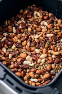 Air fry the chicken tenders for 8-10 minutes, shaking the basket halfway through to ensure even cooking