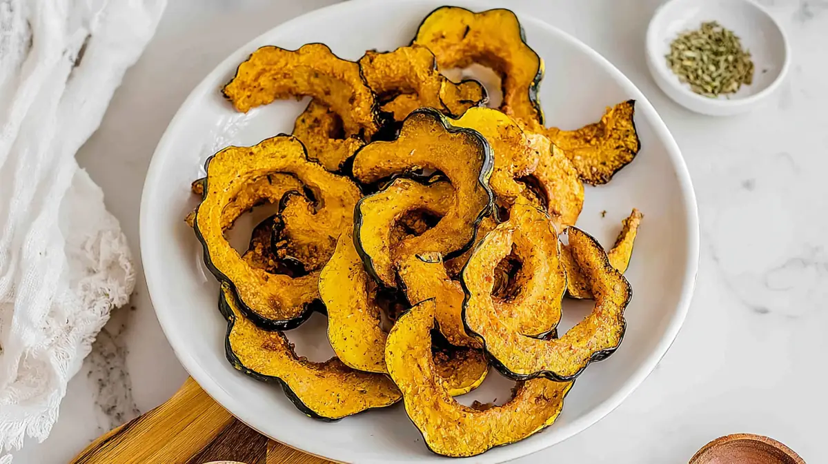 air fryer acorn squash slices