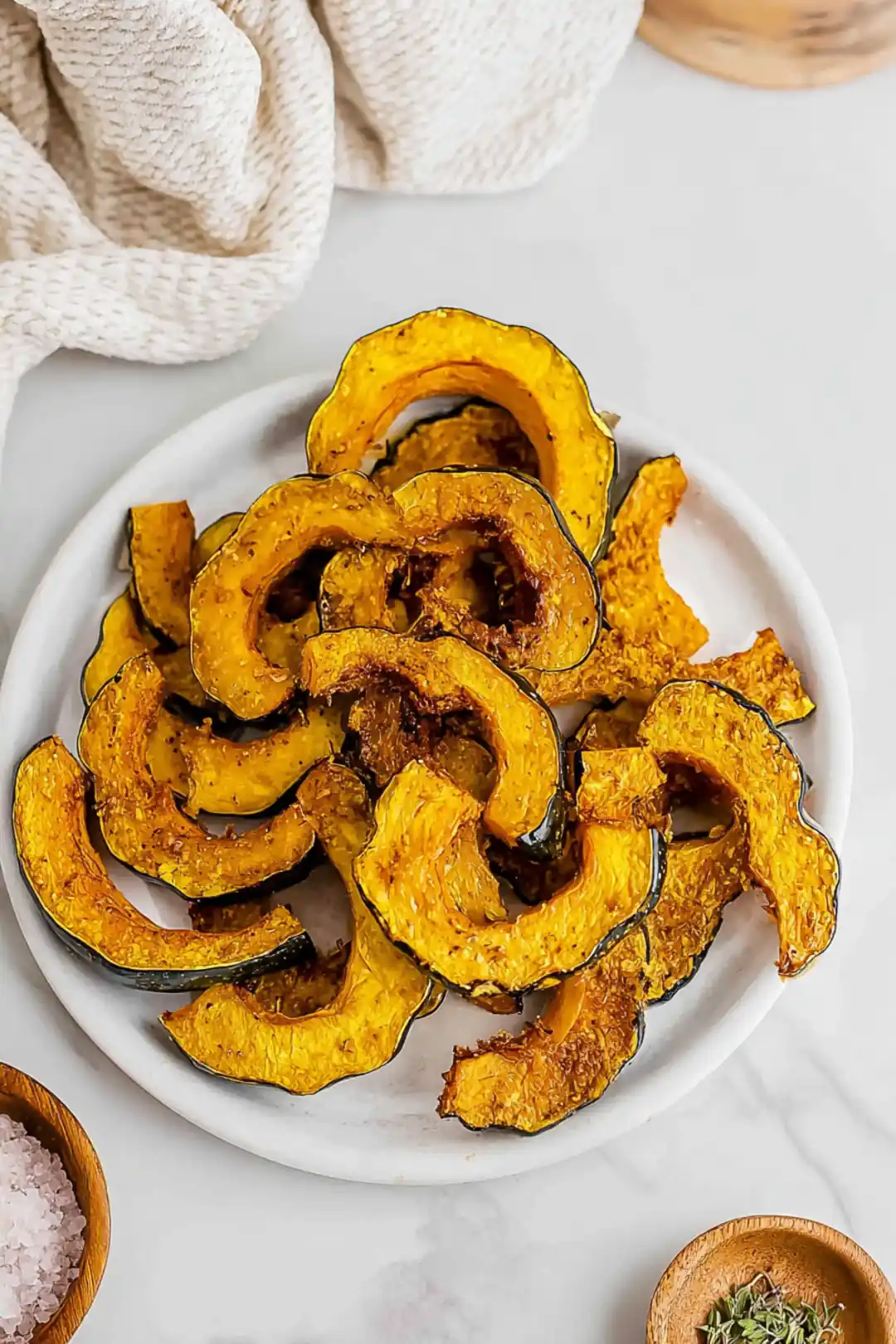 air fryer acorn squash slices