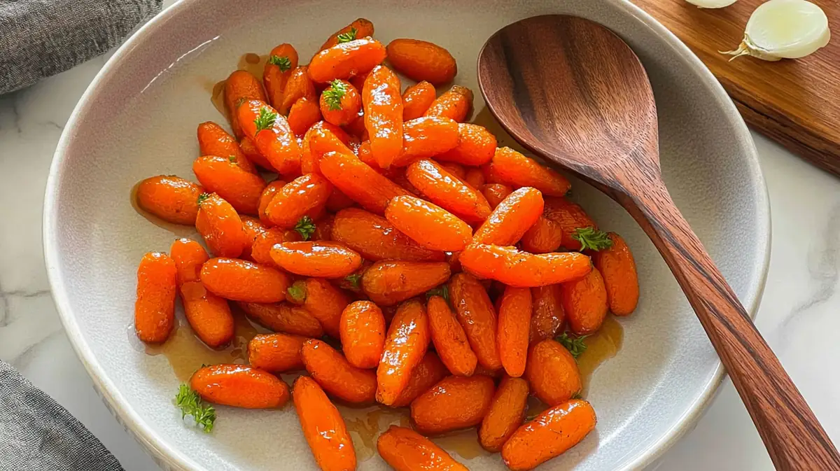 air fryer baby carrots with maple syrup