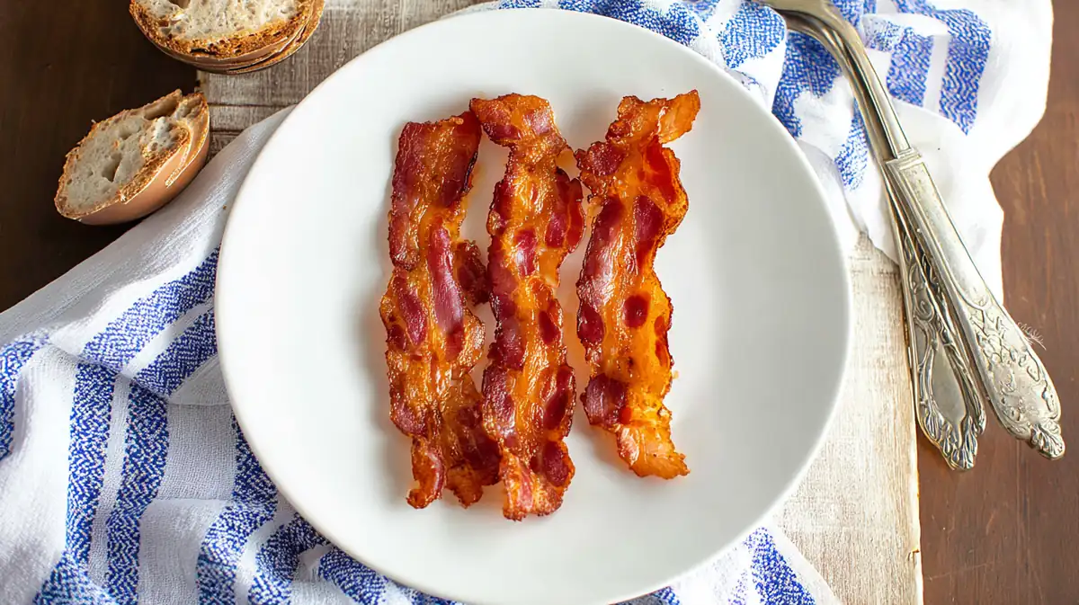 Air fryer bacon crispy no mess