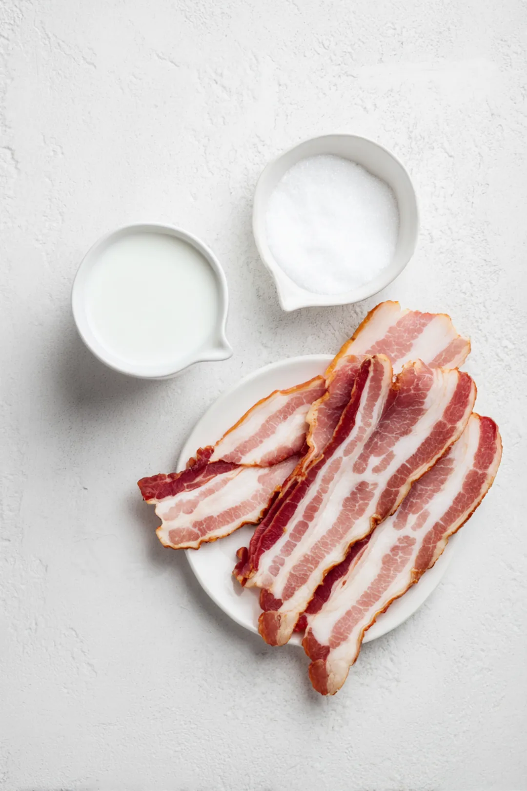 Air fryer bacon crispy no mess - ingredients