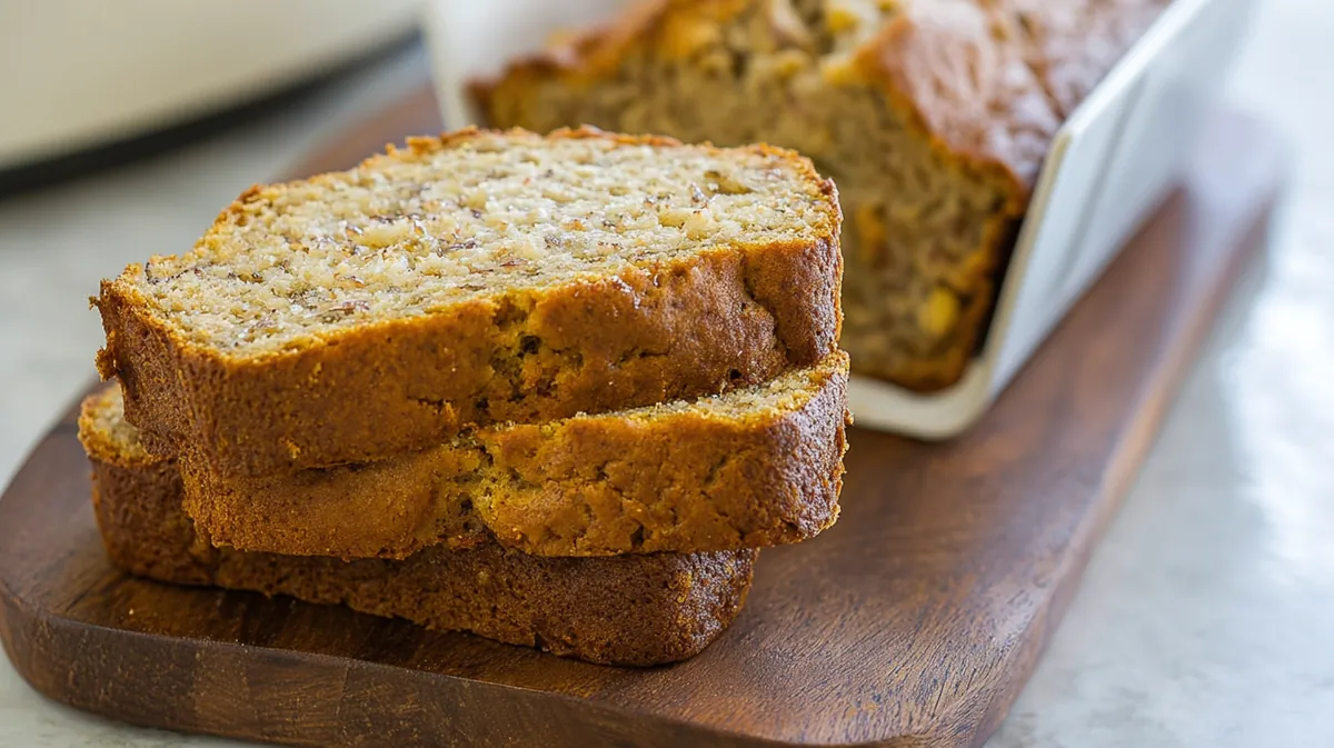 Air fryer banana bread mini loaf