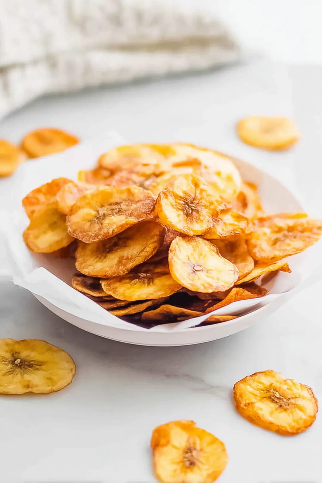 air fryer banana coins snack