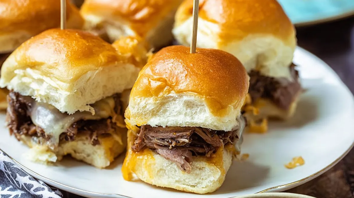 air fryer beef sliders with cheese