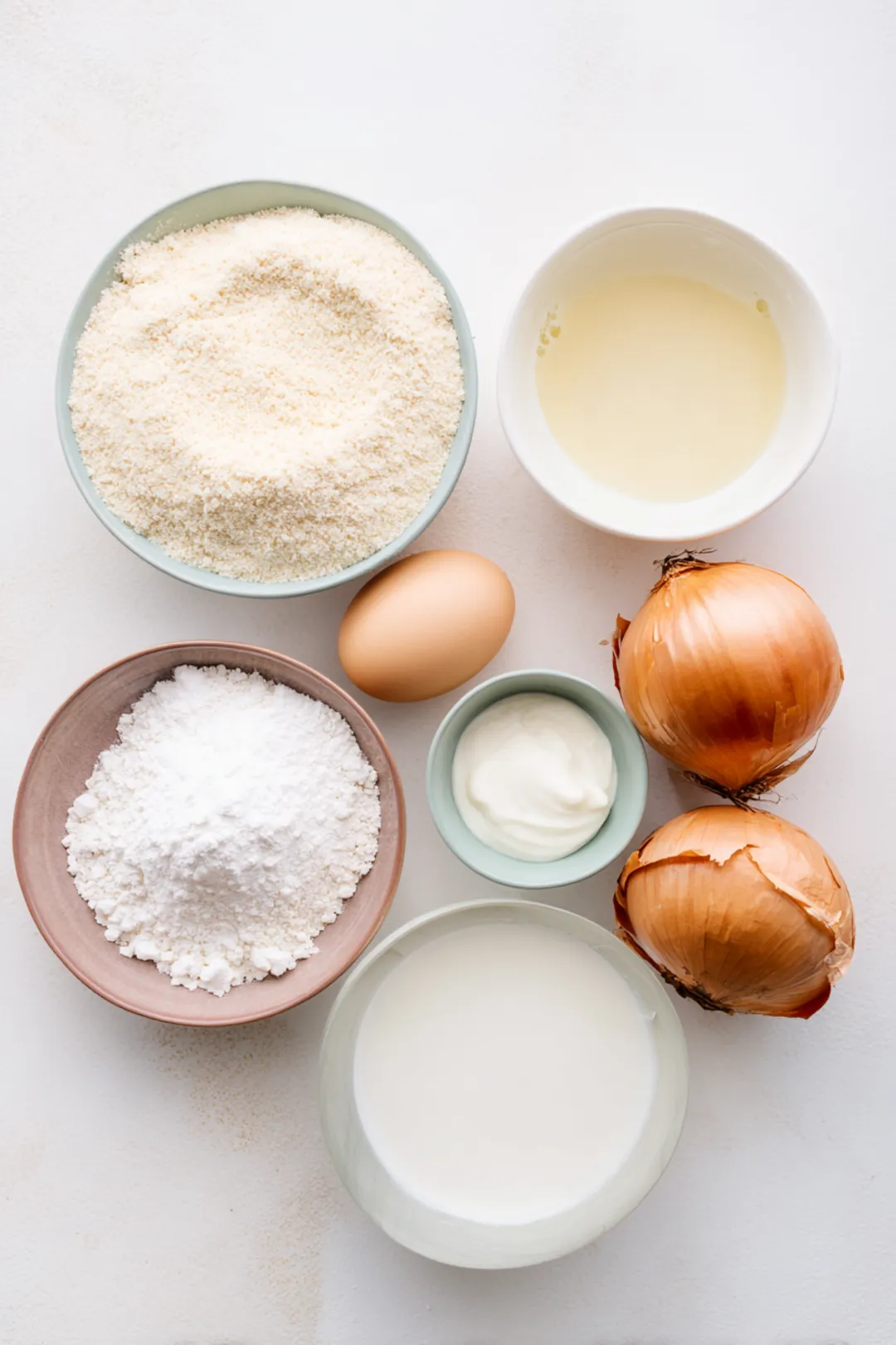 air fryer blooming onion technique - ingredients