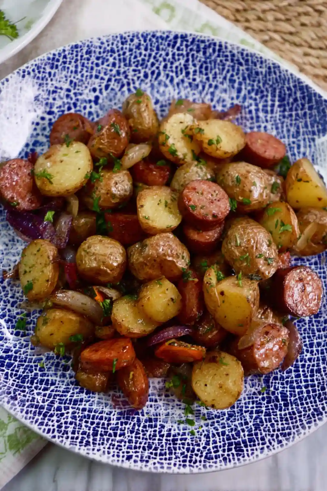 air fryer breakfast potatoes and sausage