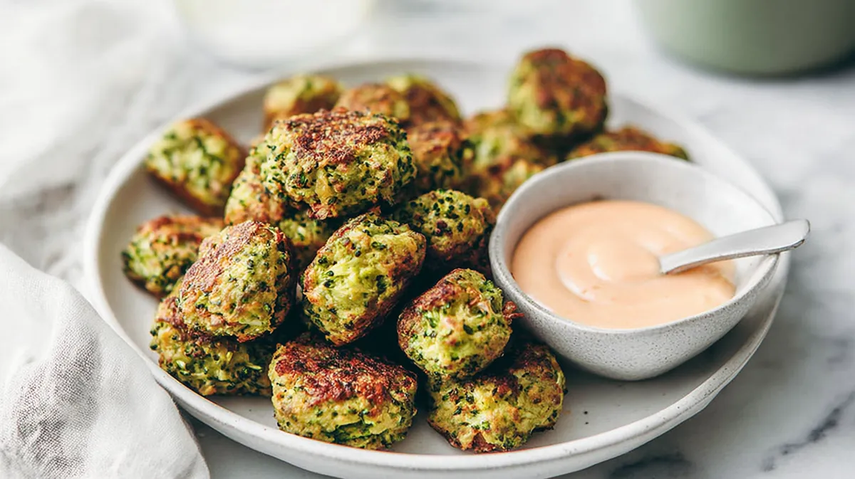 air fryer broccoli tots for picky eaters
