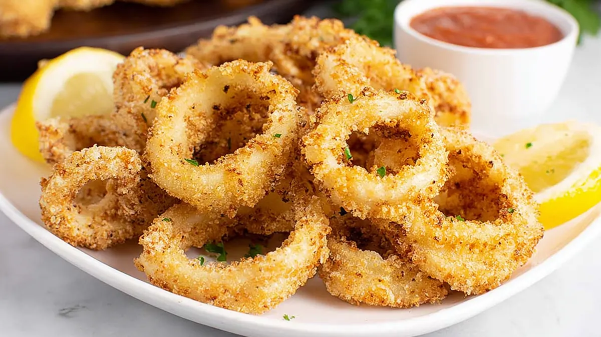 air fryer calamari rings no rubbery texture