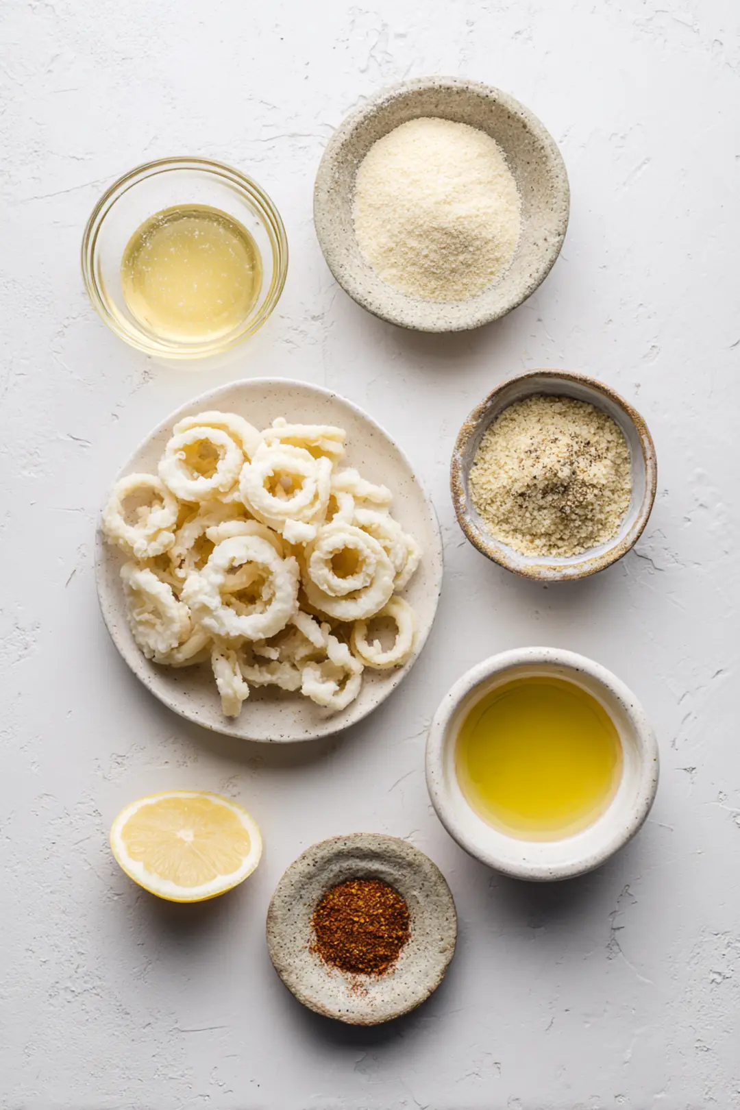 Air fryer calamari rings no rubbery texture