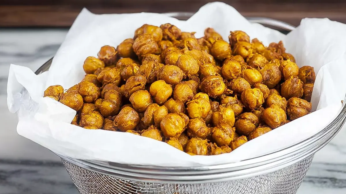 air fryer canned chickpea snacks