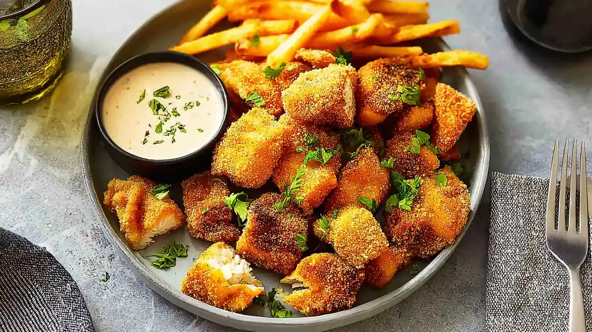 Air fryer catfish nuggets southern style