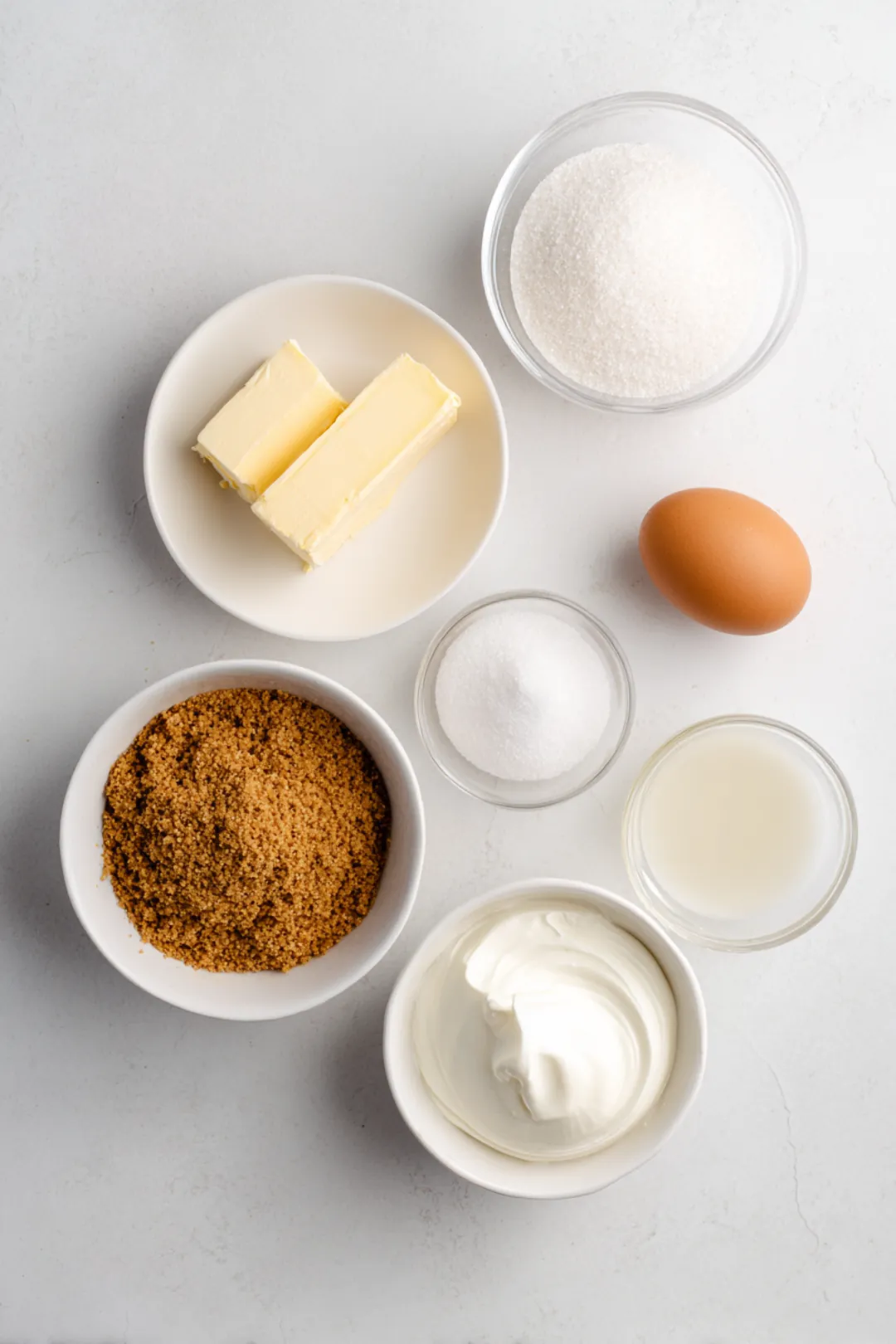 Air fryer cheesecake ramekin - ingredients