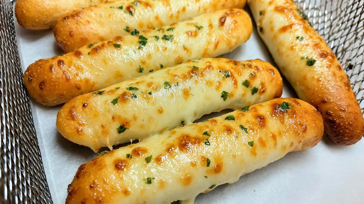 air fryer cheesy breadsticks for lunchboxes